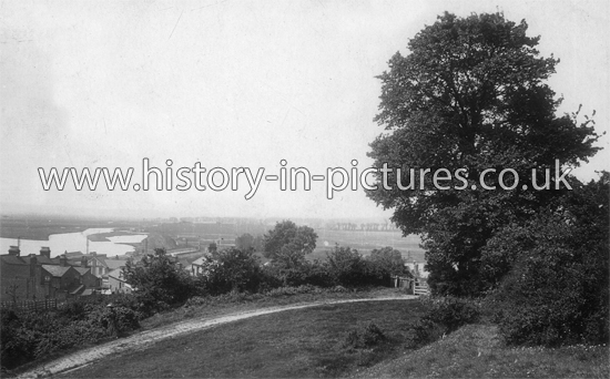 View from the Downs, Benfleet, Essex. c.1917